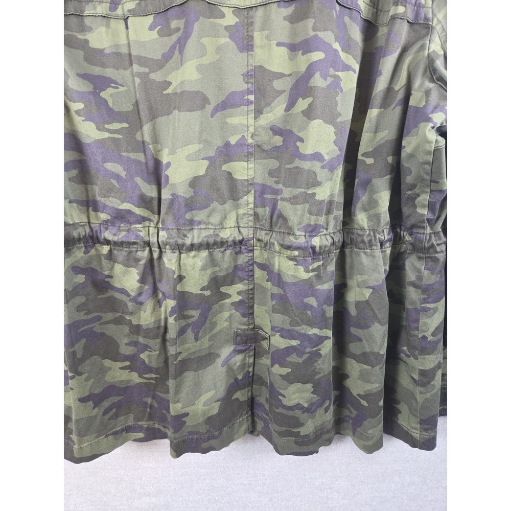 Lane Bryant Field Utility Green Blue Camo Jacket Womens 16 Fitted Grunge NEW - Picture 7 of 13